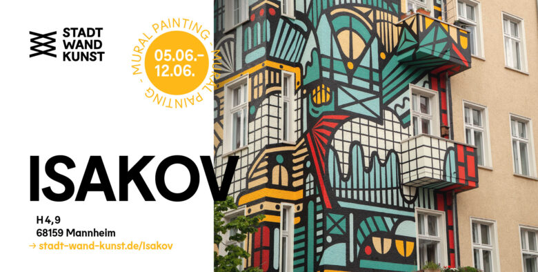 ISAKOV für Stadt.Wand.Kunst im Juni 2021