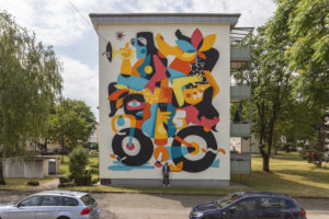 Mural von Ruben Sanchez „Multicultural Balance“
