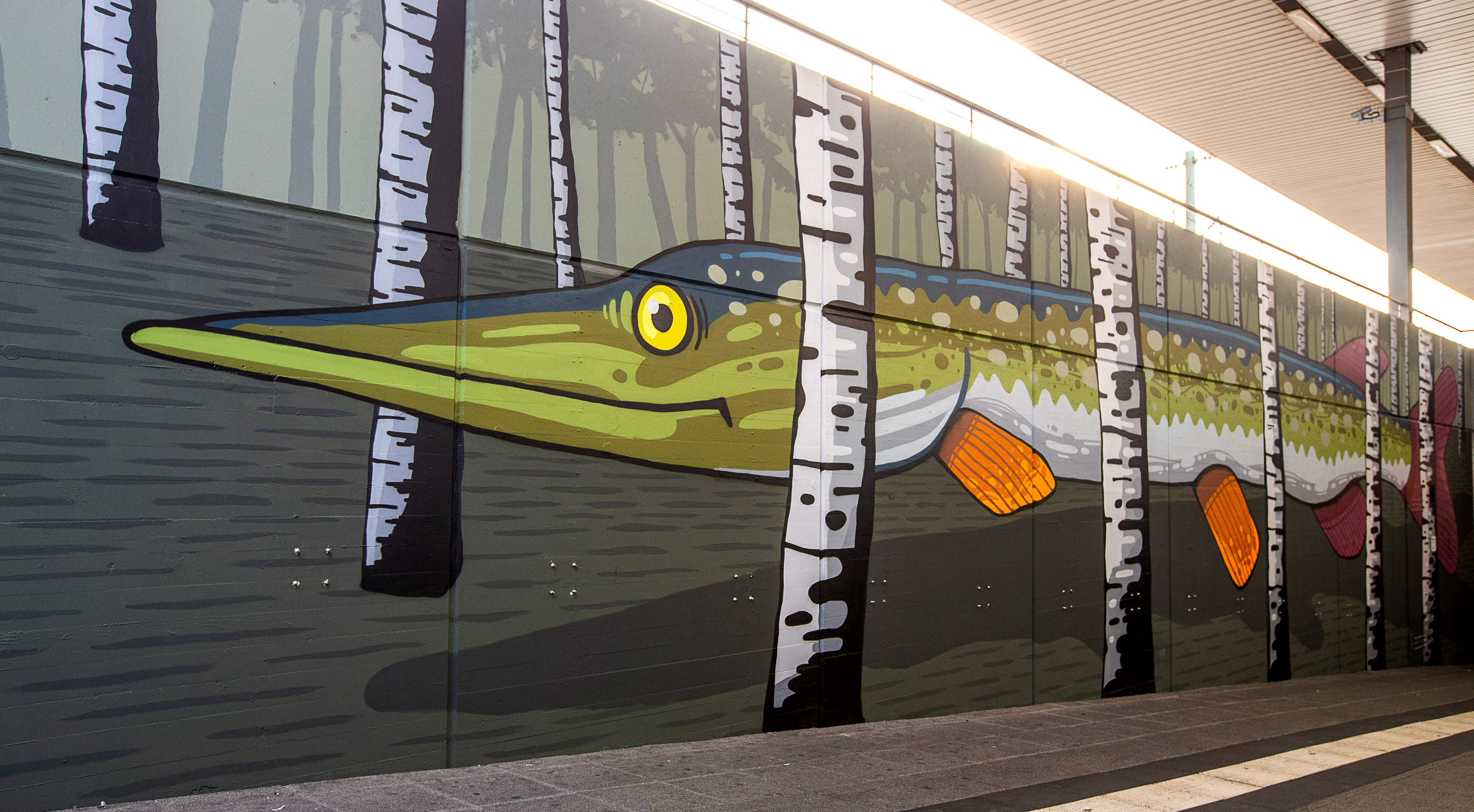 Mural des Mannheimer Künstlers Jens Richter