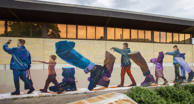 Neues Mural von CASE MACLAIM PIED PIPER