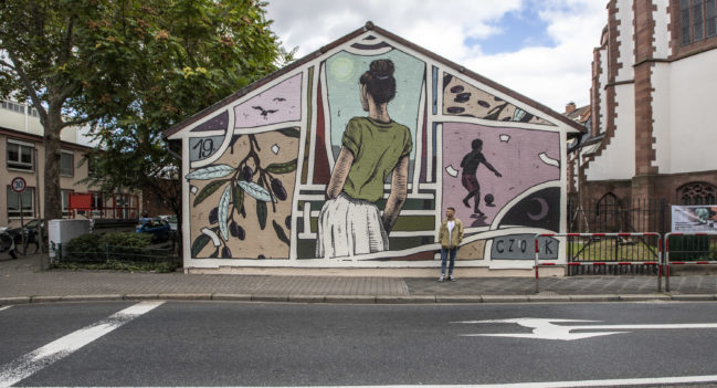 Mural des Mannheimer Künstlers CZOLK