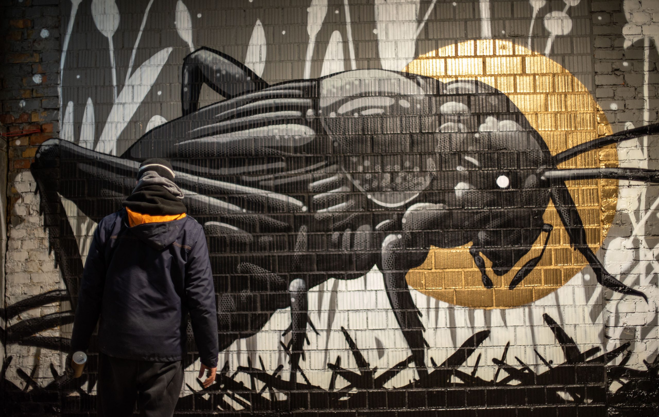 Das fertige Mural von JENS RICHTER für STADT.WAND.KUNST